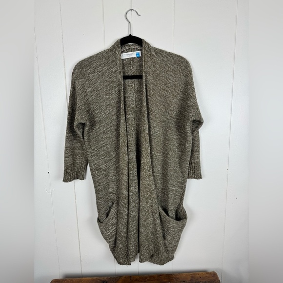 Anthropologie Sparrow Open Front Knit Cardigan Sweater Size M - Picture 7 of 9